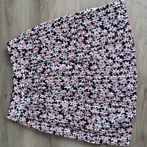 J Crew Pleated Floral Skirt